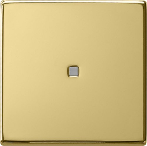 Лицевая панель Gira ClassiX для 1-кл. выключателя с подсветкой латунь фото Лицевая панель Gira ClassiX для 1-кл. выключателя с подсветкой латунь картинка